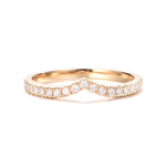 Curved Diamond Infinity Wedding Band - The Classic Jewellers