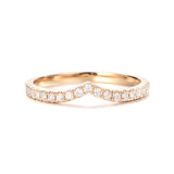 Curved Diamond Infinity Wedding Band - The Classic Jewellers