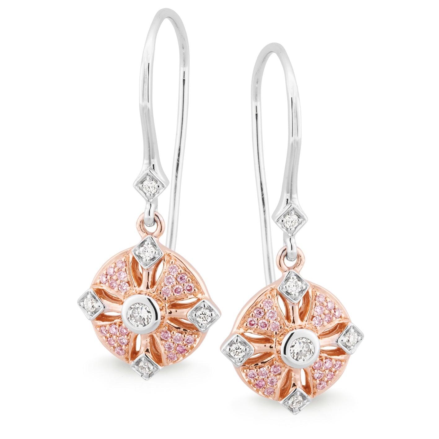 PINK CAVIAR DIAMOND | Deliah Drop Earrings - The Classic Jewellers