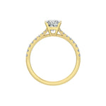 Eugene | princess cut solitaire engagement ring - The Classic Jewellers