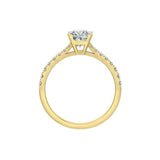Eugene | princess cut solitaire engagement ring - The Classic Jewellers