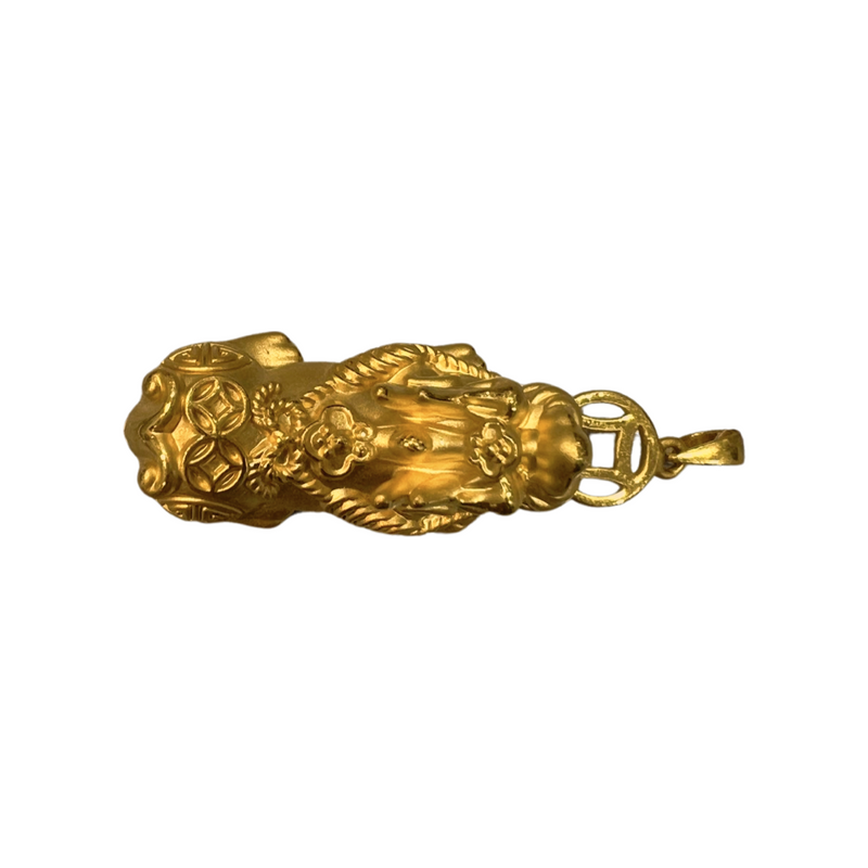 24k Fortune Large Pixiu Pendant - The Classic Jewellers