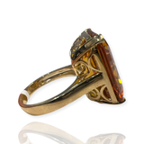 Statement Citrine Gold Ring - The Classic Jewellers