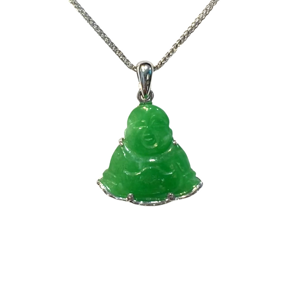 Fortune Buddha Jade Pendant - The Classic Jewellers