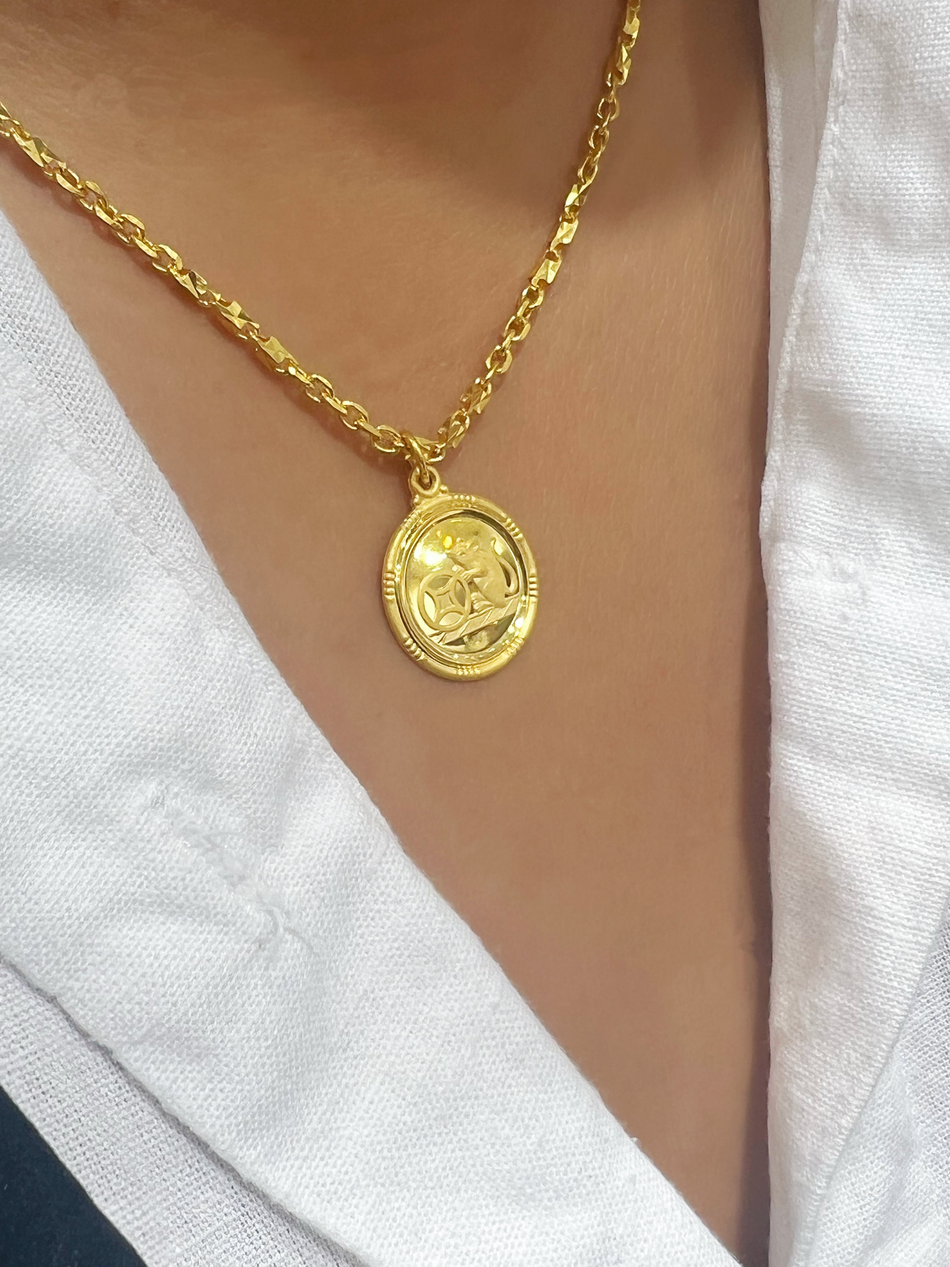 24k Zodiac Animal Pendant - The Classic Jewellers