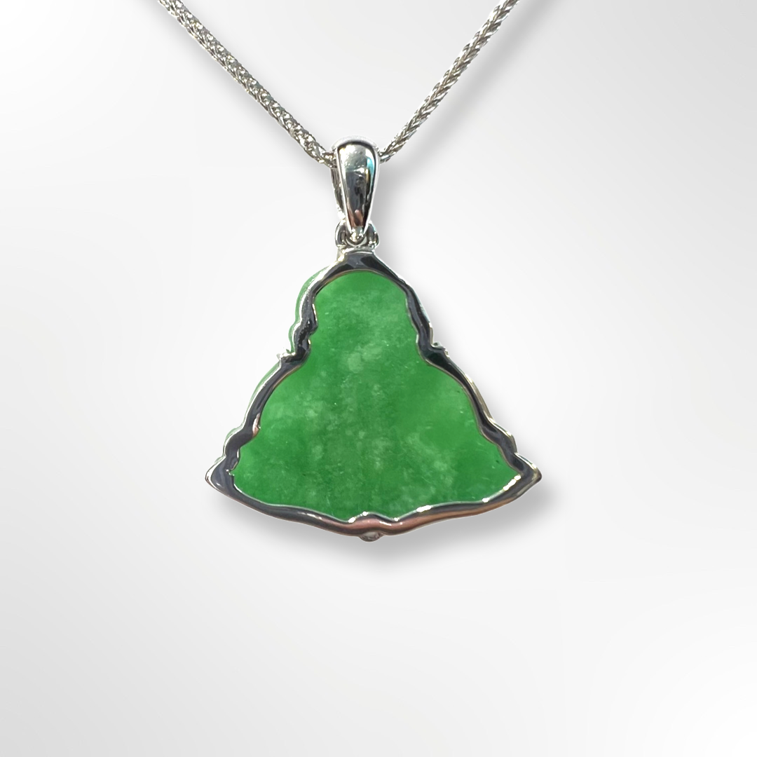 Fortune Buddha Jade Pendant - The Classic Jewellers