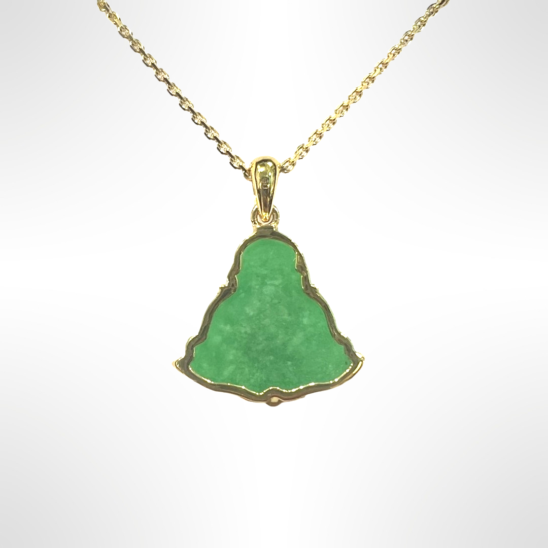Fortune Buddha Jade Pendant - The Classic Jewellers