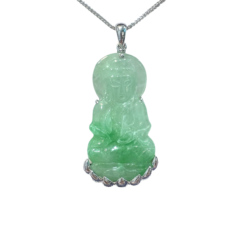 Jade Buddha Pendant - The Classic Jewellers