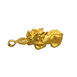 24k Fortune Large Pixiu Pendant - The Classic Jewellers