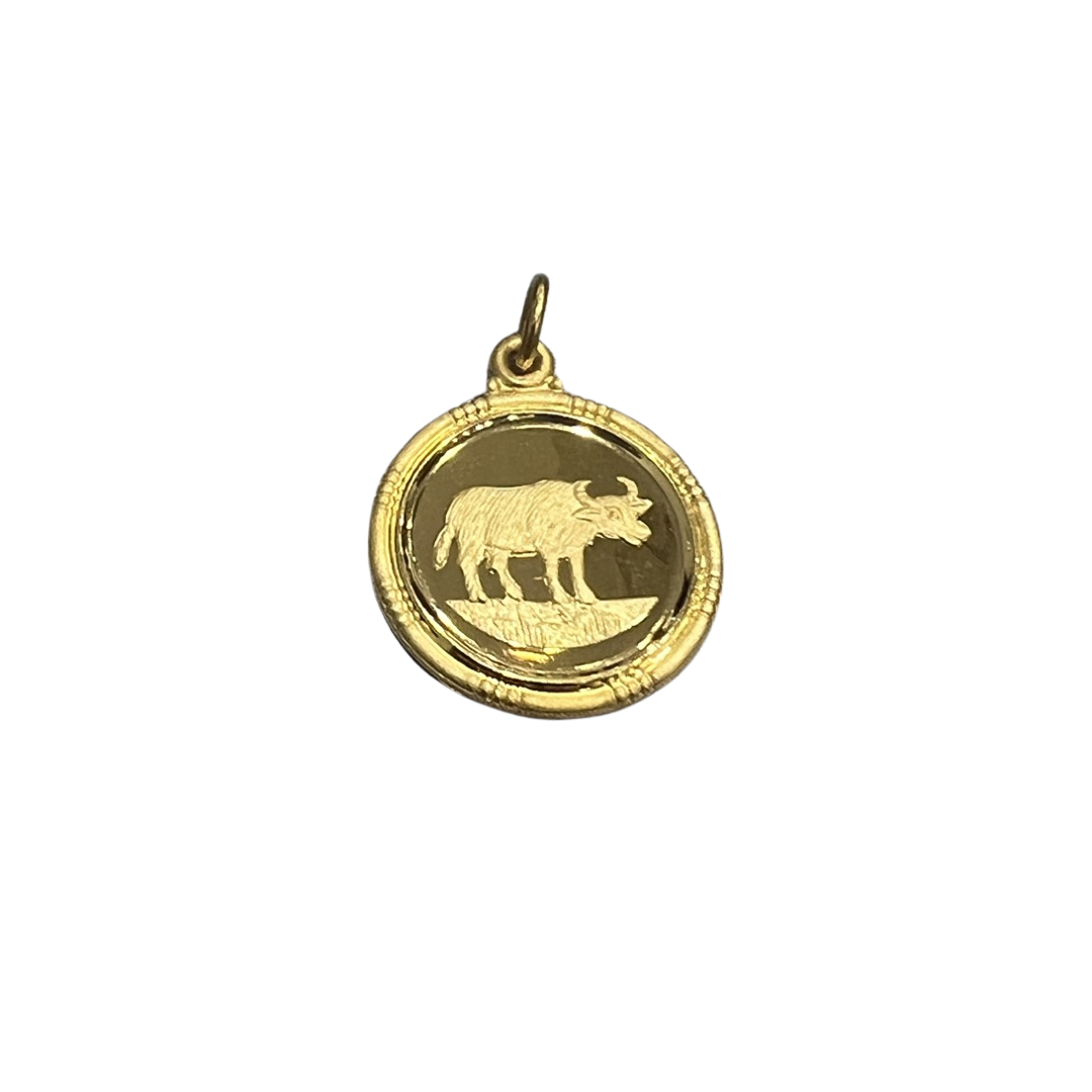 24k Zodiac Animal Pendant - The Classic Jewellers