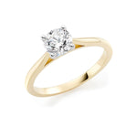 Classic Round Cut 4 Claw Solitaire Knife Edge | Adelaide Engagement Ring