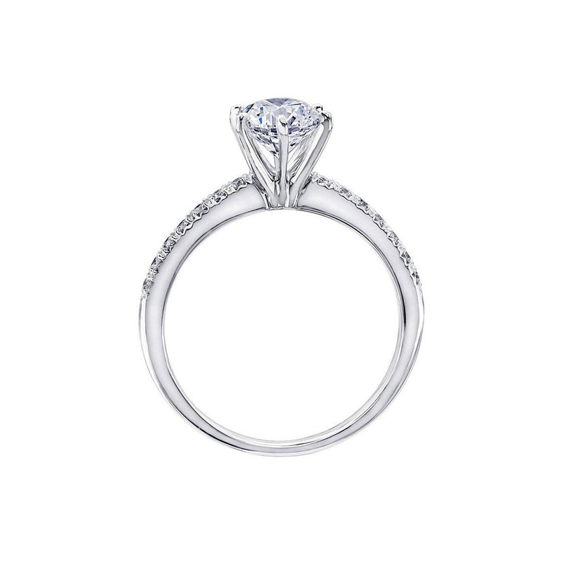 Delilah | Solitaire 6 Claw Engagement Ring - The Classic Jewellers