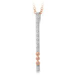 PINK CAVIAR DIAMOND | Ava Bar Pendant - The Classic Jewellers