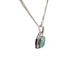 Australian Opal | Briony sterling silver pendant - The Classic Jewellers