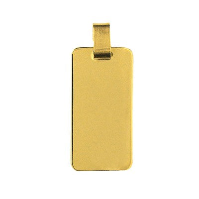 Rectangle Engraving Pendant - The Classic Jewellers