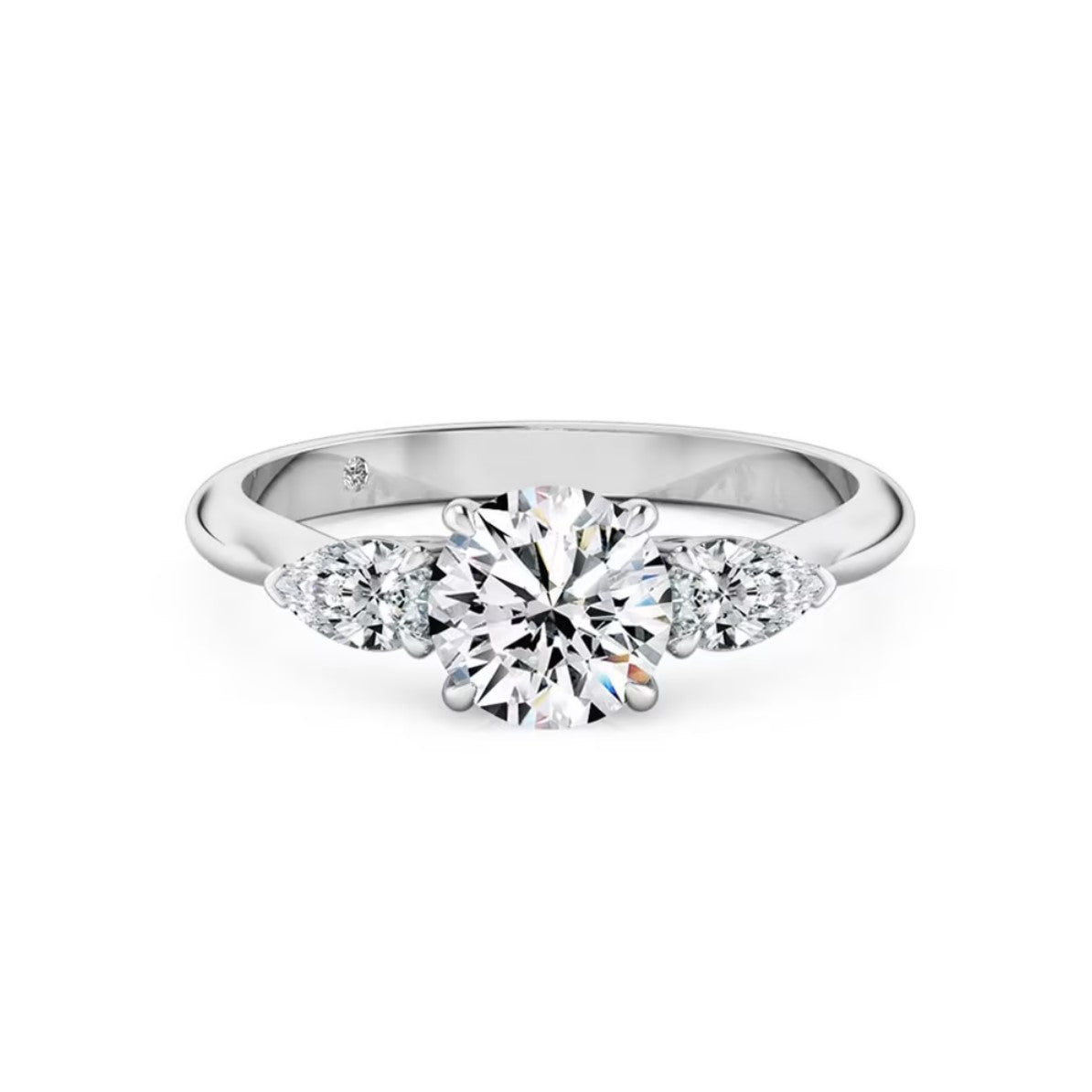Genevieve | Three stone Engagement Ring - The Classic Jewellers