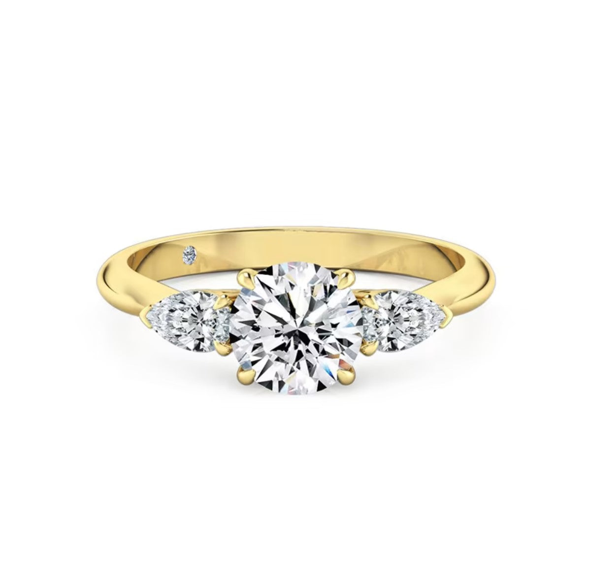 Genevieve | Three stone Engagement Ring - The Classic Jewellers