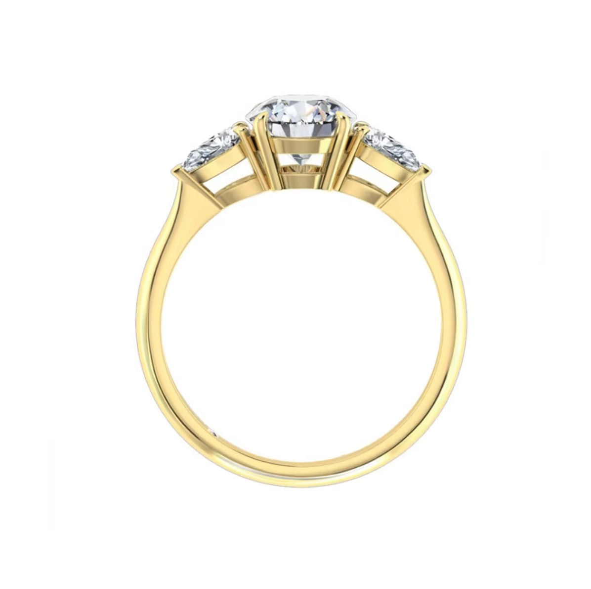 Genevieve | Three stone Engagement Ring - The Classic Jewellers